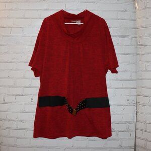 ❤️ Gold Flava Belted Tunic Top · Super Plus 28